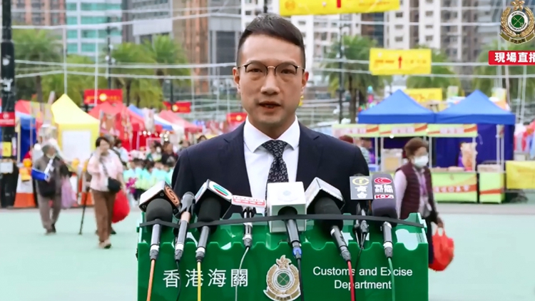 海關巡查15個年宵市場 暫未發現懷疑侵權或無牌貨品