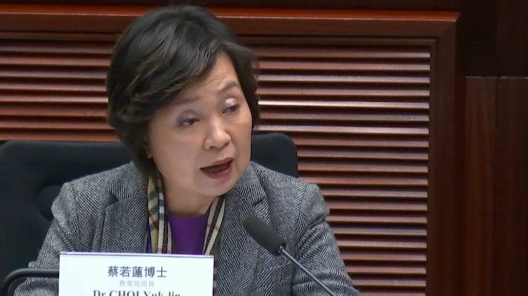 教育局去年取消71名教師註冊資格 蔡若蓮：對師德失範「零容忍」