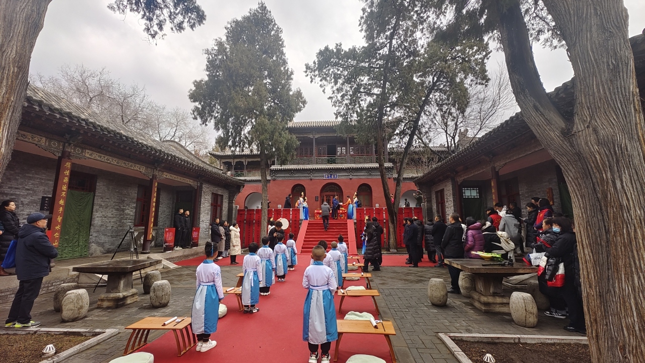 太原市晉祠博物館舉辦文昌宮啟智禮活動