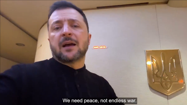 烏總統澤連斯基：將向美國提交必須實現的底線和不能妥協的紅線