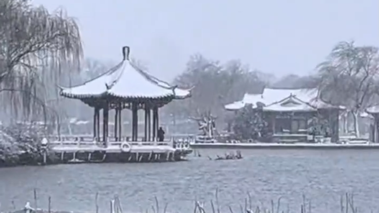 濟南大暴雪下了387個大明湖！刷新當地3月降雪量最高紀錄