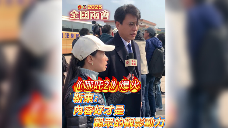 有片丨《哪吒2》爆火  靳東：內容好才是觀眾的觀影動力