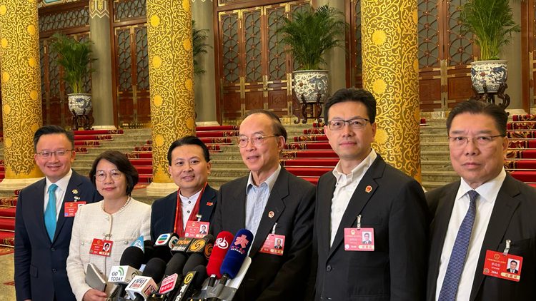 全國兩會│馬逢國：對國家未來發展充滿信心