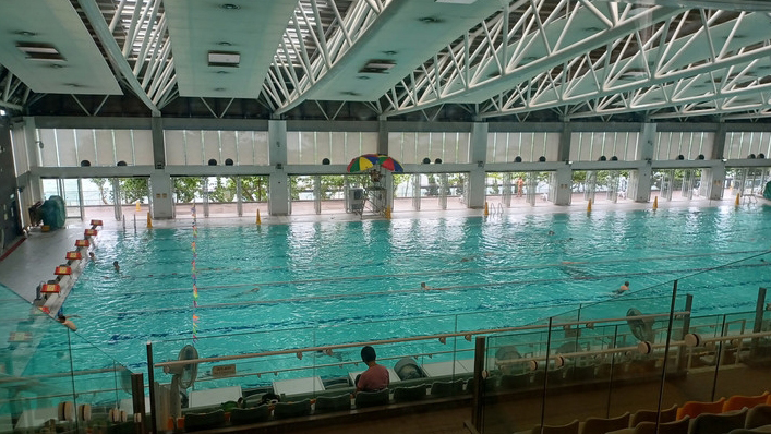 中山紀念公園游泳池重新開放