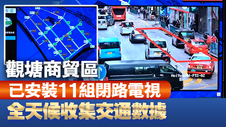 警方於觀塘試行智慧交通管理系統 AI分析塞車違泊及交通事故