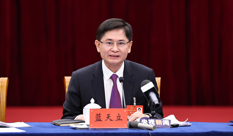 全國人大代表、廣西壯族自治區主席藍天立：做好「三聯通」文章深化與東盟務實合作