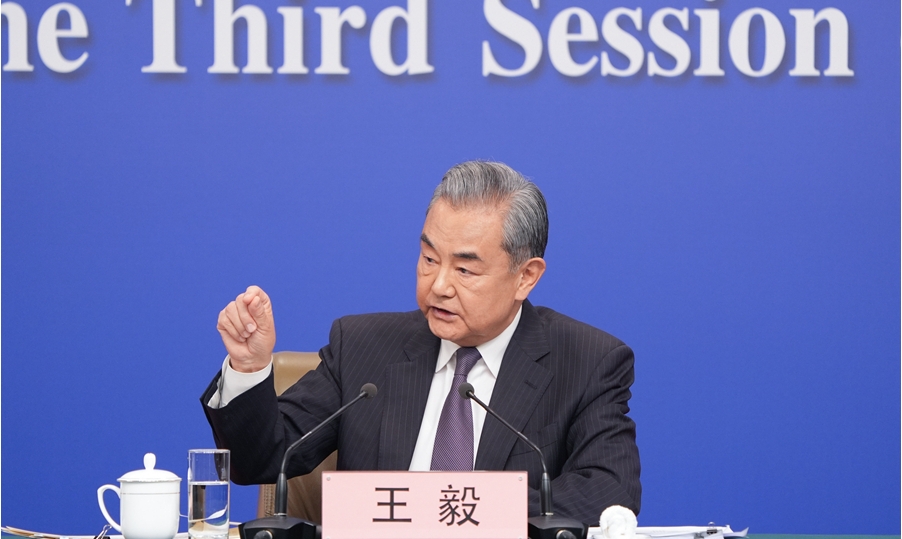 外交主題記者會丨王毅對美國發出5問