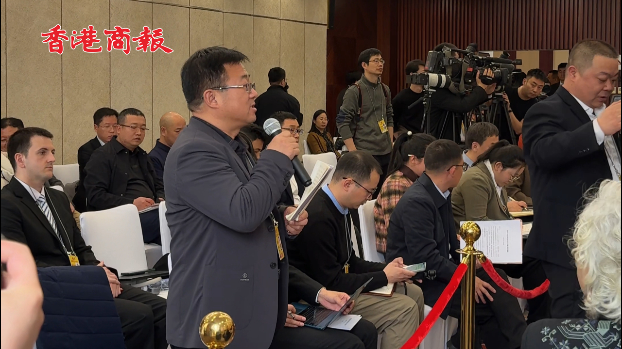 有片丨港媒睇兩會：甘肅代表團開放團組 香港商報記者現場提問
