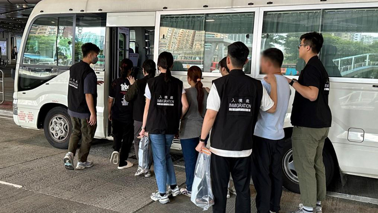 入境處全港多區打擊非法勞工 拘捕20人