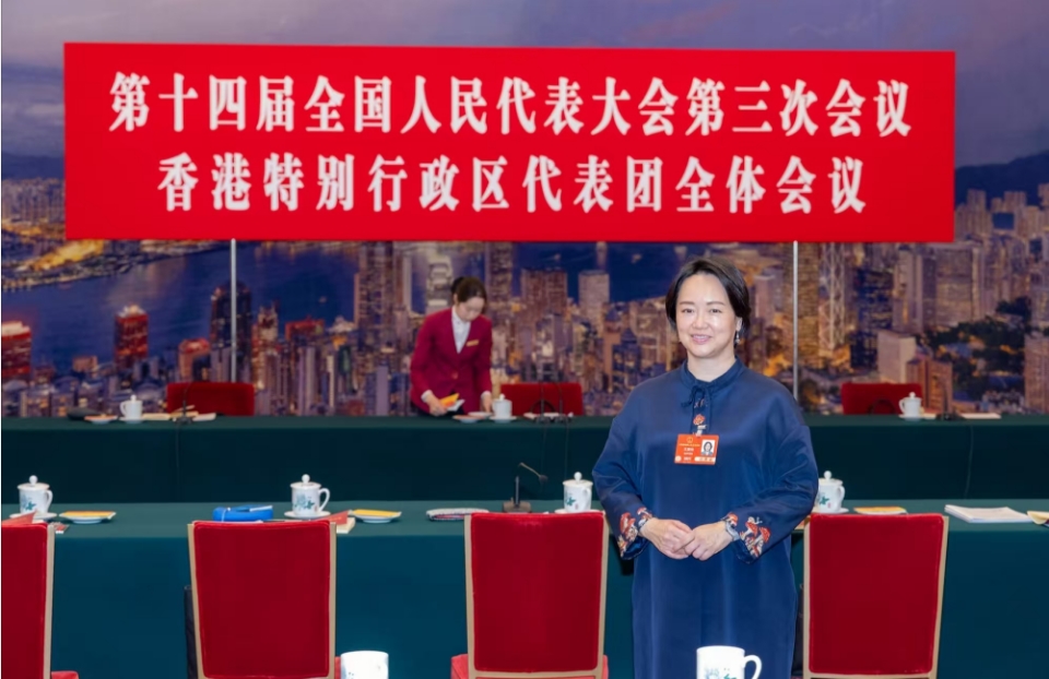 港區全國人大代表文頴怡：籲提高外國遊客接待能力 推動旅遊消費增量