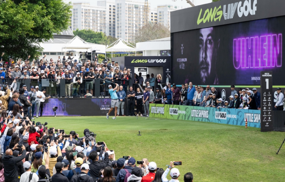 「LIV Golf香港站」第二輪賽事鬥得精彩  卡西加西亞尤萊恩並列榜首