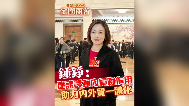 有片丨鍾錚：建議發揮內貿險作用 助力內外貿一體化