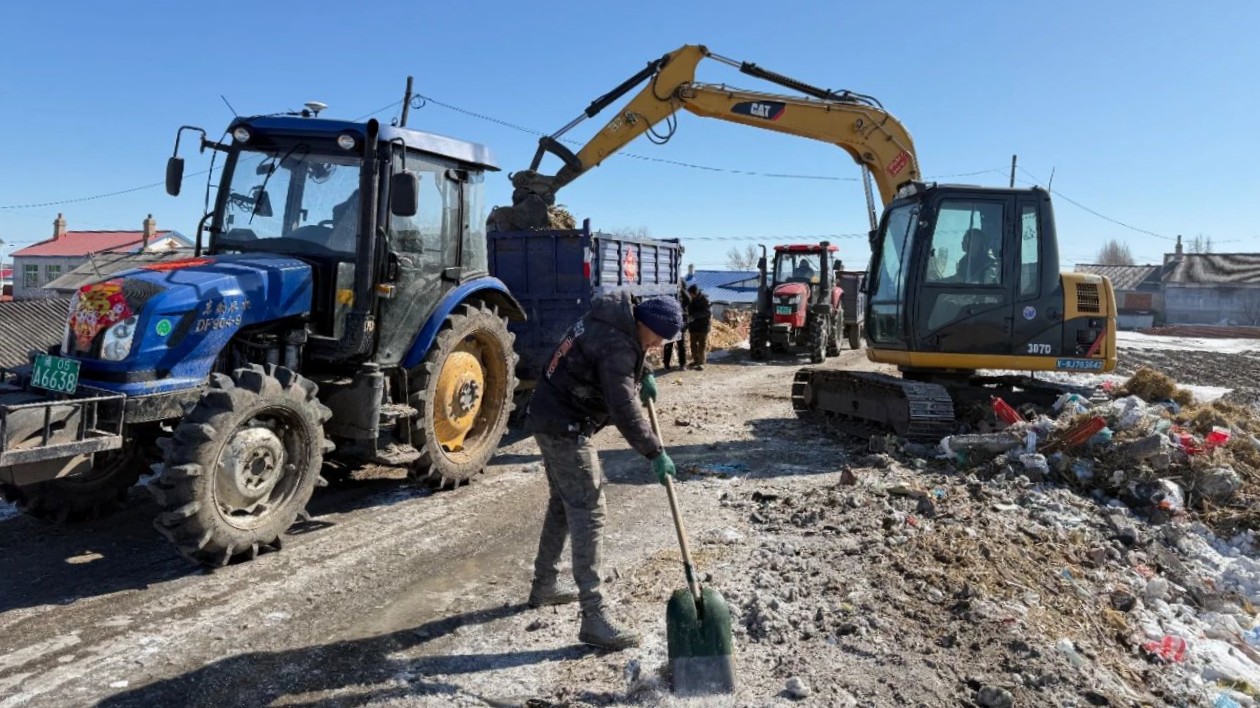 黑龍江寶清：吹響村莊清潔「春風行動」集結號