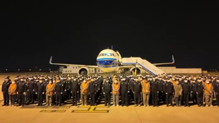 累計2876名緬甸妙瓦底的中國籍涉詐犯罪嫌疑人被分批押解回國