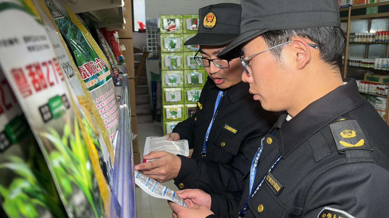 皖屯溪區：農資「體檢」護航春季農業生產