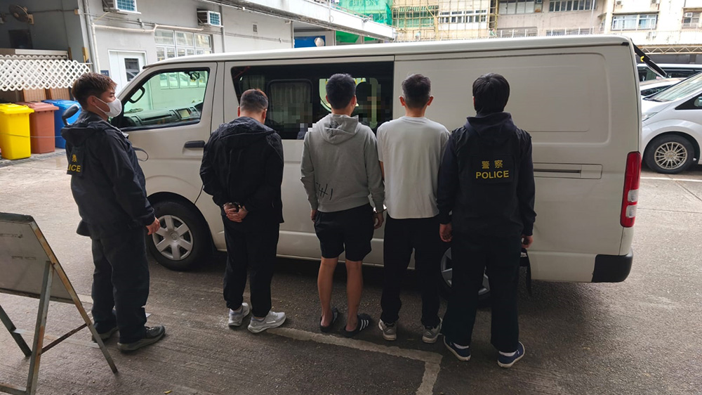 警方旺角破釣魚機賭場 拘捕4名男子