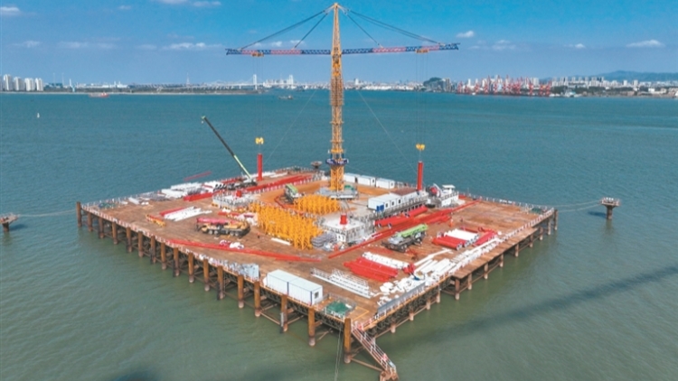 國內最高水上鐵塔南沙露雛形 為大灣區注入綠色動能