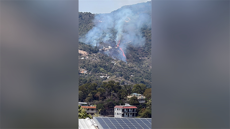 大嶼山梅窩發生山火 初步無人傷