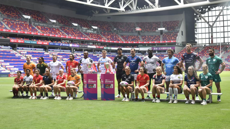 七欖各隊隊長啟德主場館亮相 齊齊拍攝大合照