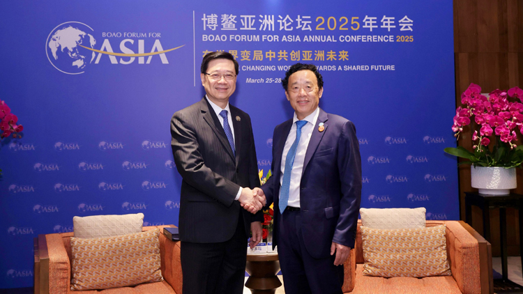 李家超與聯合國糧農組織總幹事屈冬玉會面 指香港有意與糧農組織合作