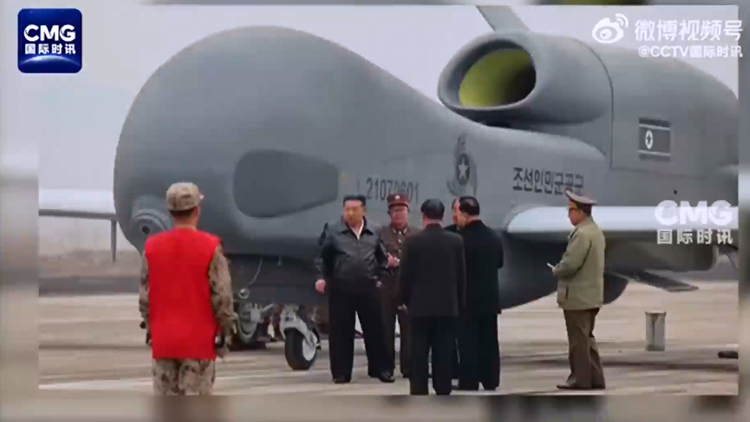 有片 | 朝鮮公布新型無人機畫面
