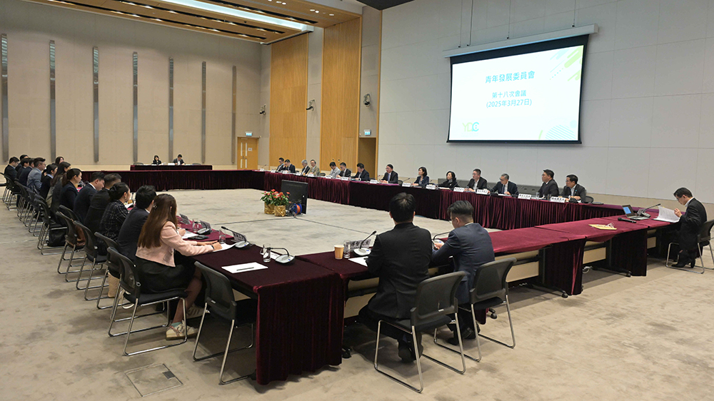 各決策局過去一年提逾30項新措施 確保青年發展藍圖與時俱進