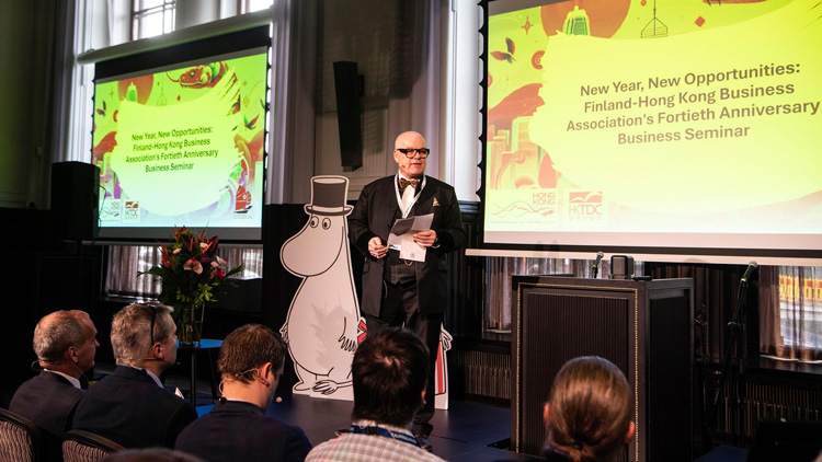 倫敦經貿辦在芬蘭慶賀蛇年 致力加強北歐合作夥伴對香港的認識