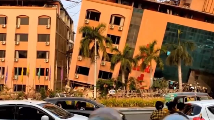 震級最高7.5級！緬甸強震後發生25次餘震