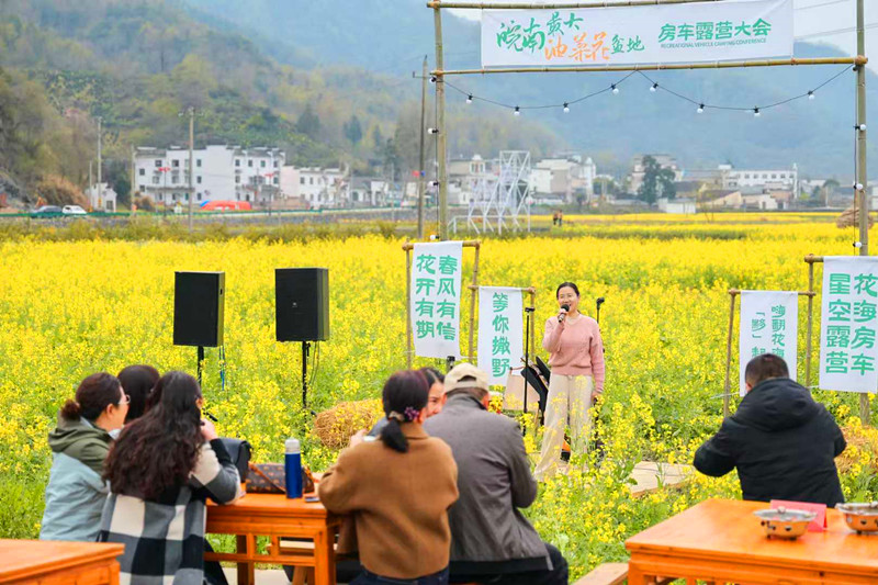 「露營風」刮進黟西北 吹熱柯村「春日經濟」