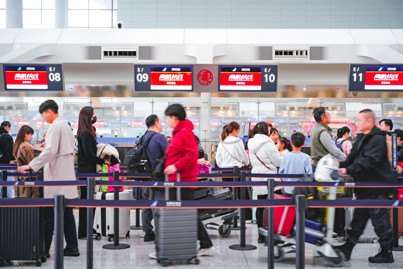 南航北京大興至廣州白雲航空快線旅客跨航司自願簽轉服務再升級