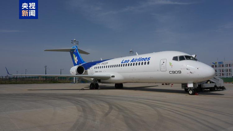 C909飛機再出國！首次交付老撾航空