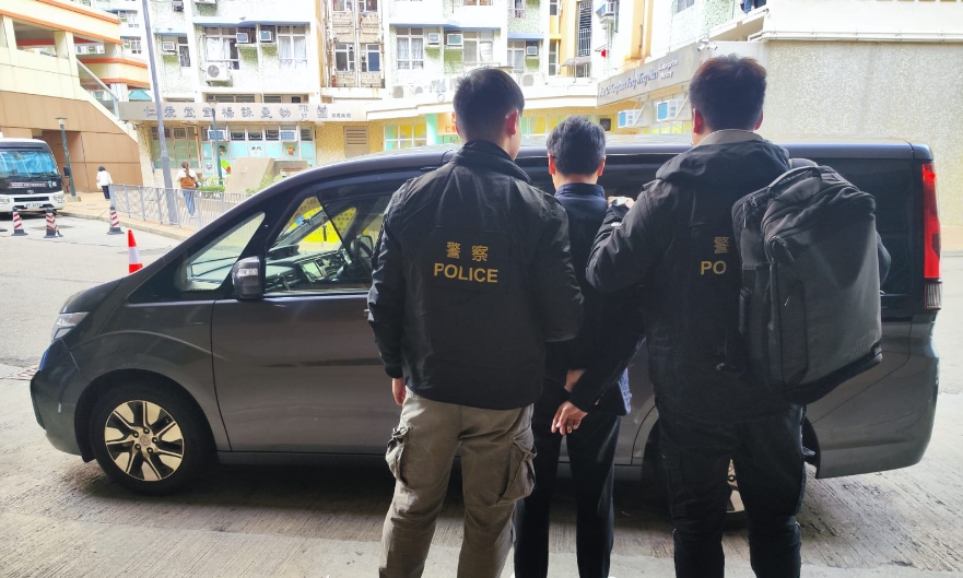 警方將軍澳反毒品行動 拘一男檢2.2萬元大麻花