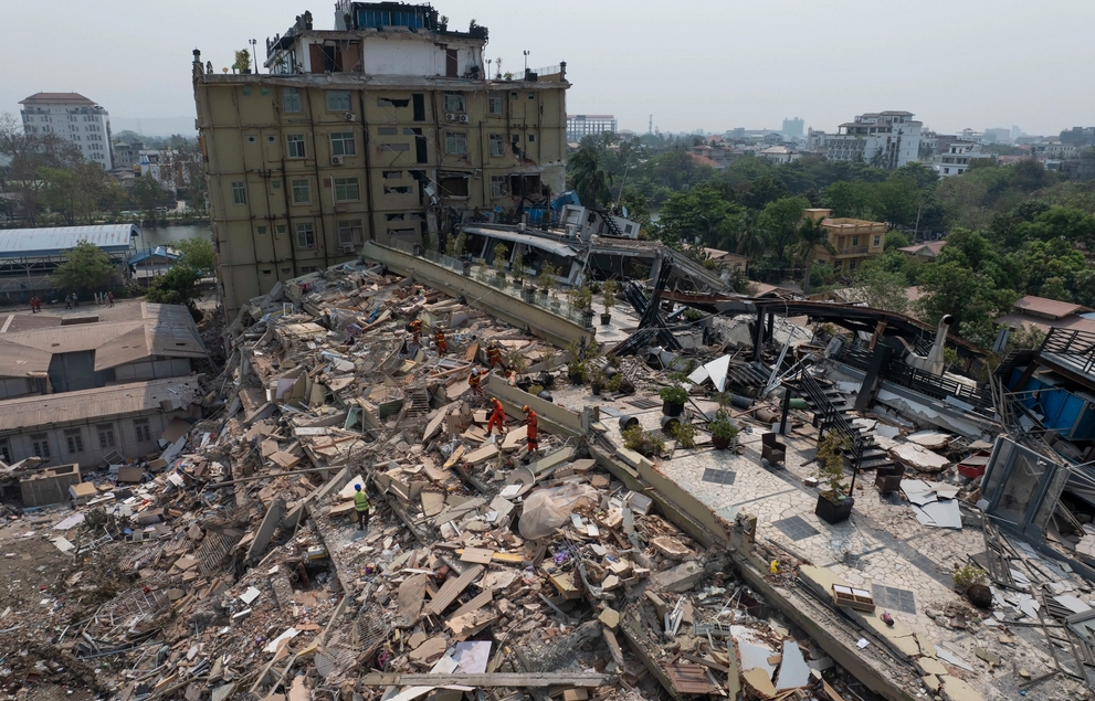 緬甸地震｜緬甸強震已致3145人遇難、4589人受傷 