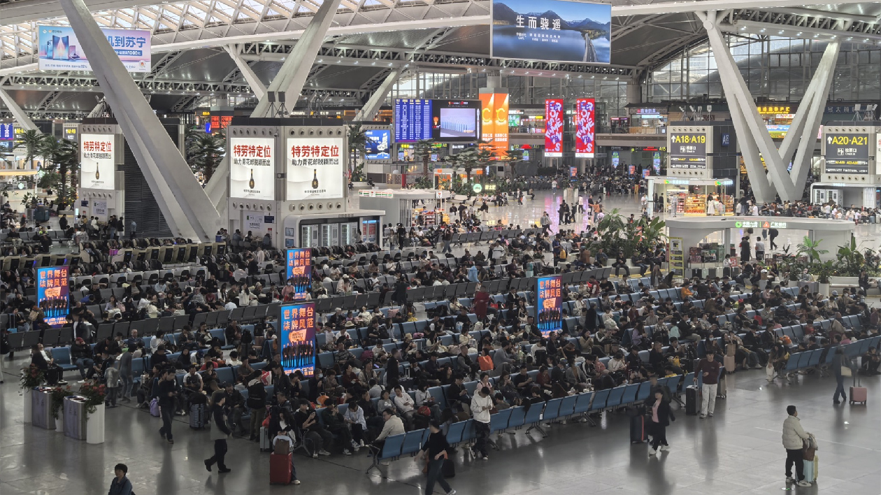 清明小長假廣鐵累計發送旅客764.8萬人次