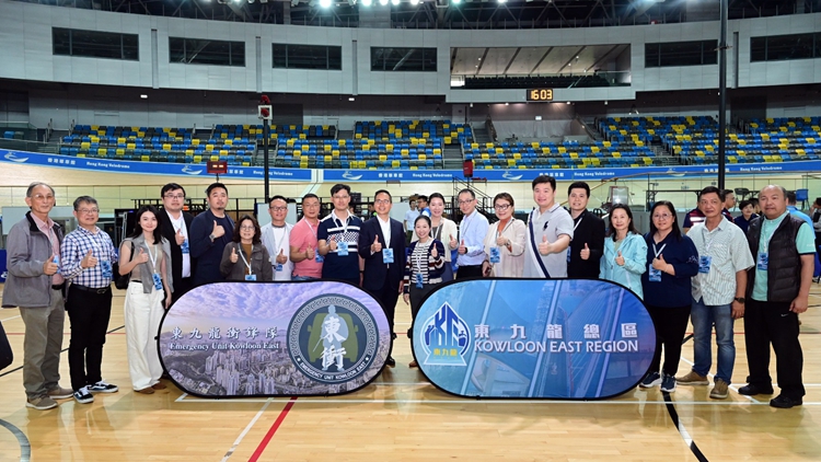 香港單車館跨部門演習 為第十五屆全國運動會作準備