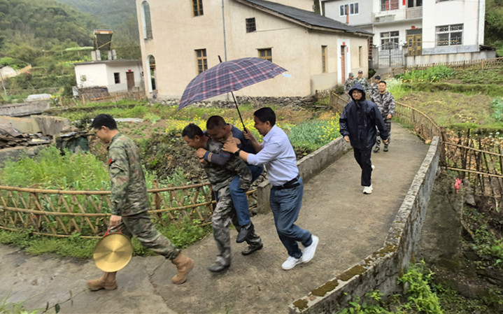 皖黟縣洪星：汛前大練兵 打響「前哨戰」