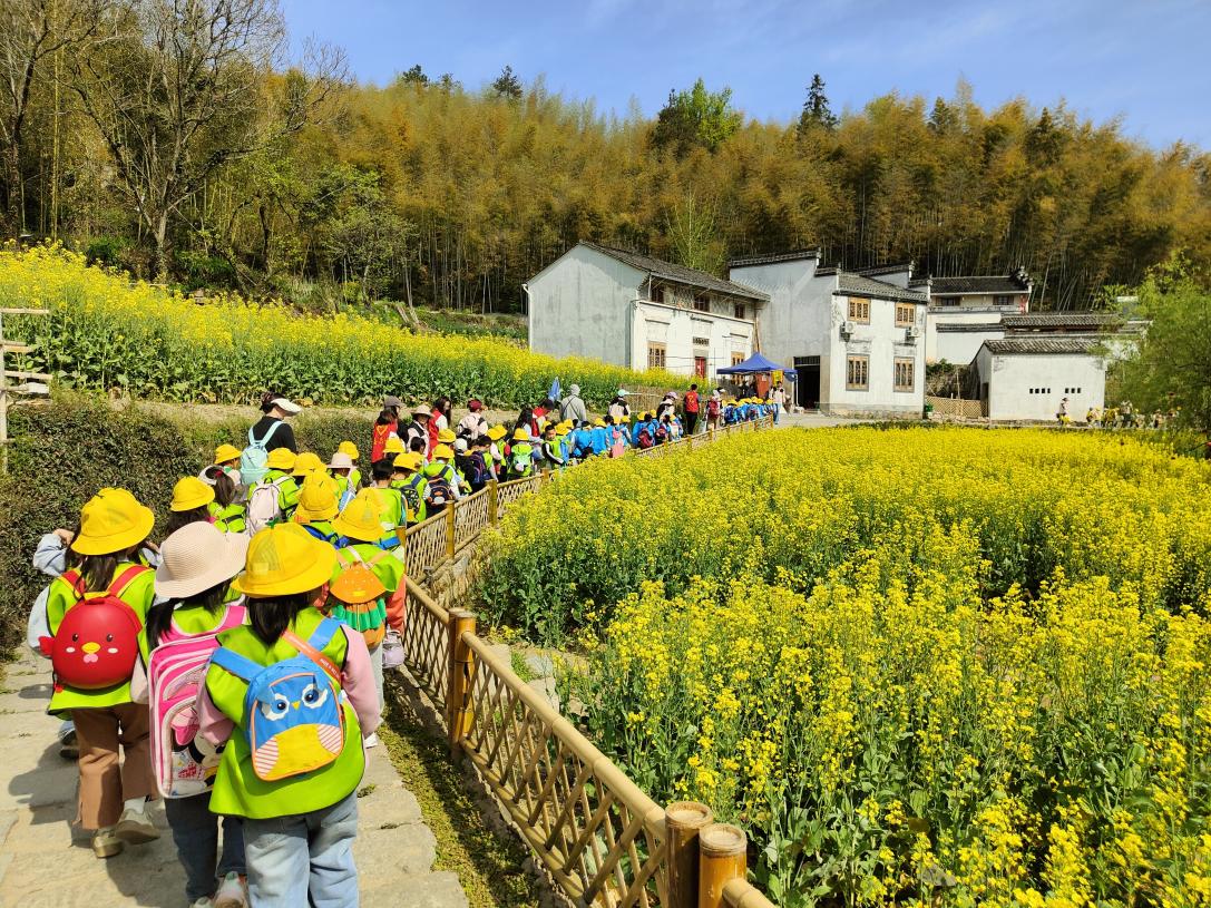 皖徽州區：非遺「童」行  一路生花