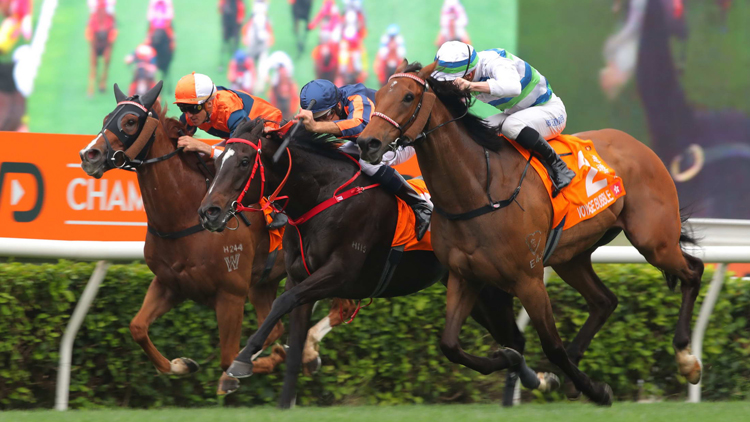有片 | 影相險勝遨遊氣泡 紅運帝王爆冷捧冠軍一哩賽