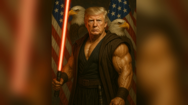 白宮把特朗普加工成《星戰》角色