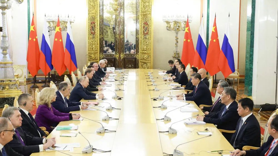 習近平同俄羅斯總統普京舉行會談