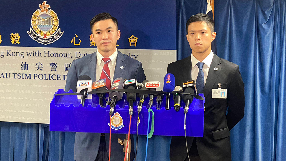 尖沙咀街頭襲擊4名途人 警方拘一女檢剪刀