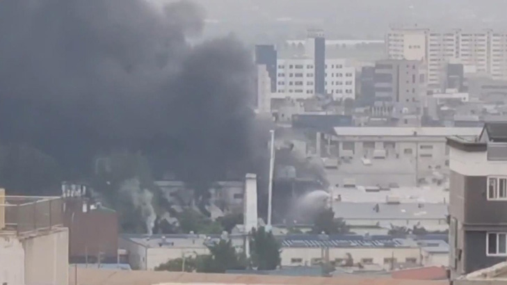 韓國光州一輪胎工廠發生大火 韓消防廳下達國家消防動員令