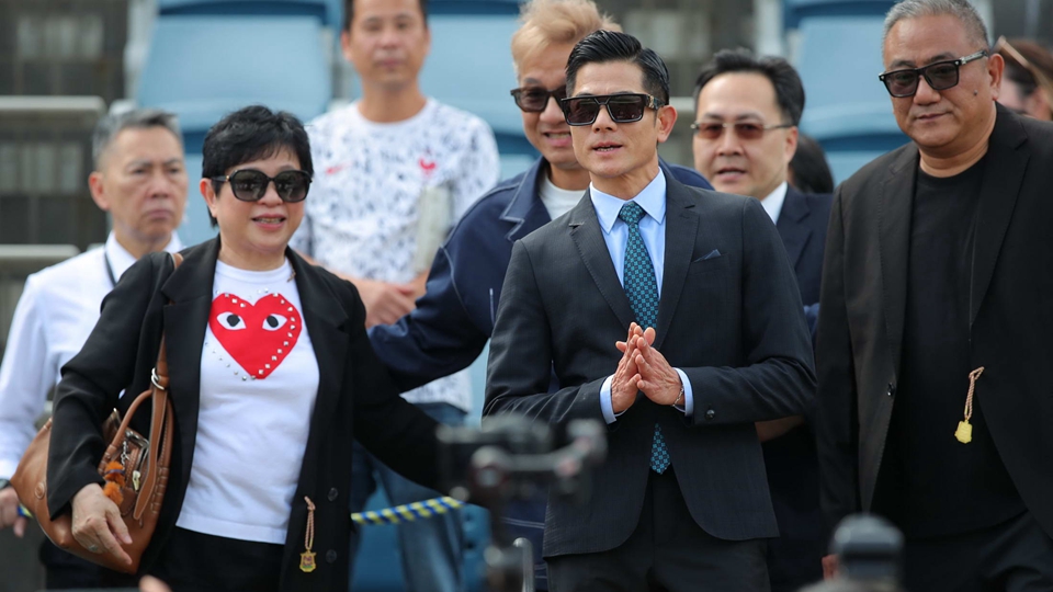 有片｜郭富城多謝馬迷支持「跑馬不是實贏！會爭取好表現」