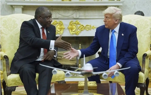 特朗普會見南非總統時起爭執 