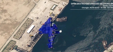 朝鮮全面調查新建驅逐艦「重大事故」