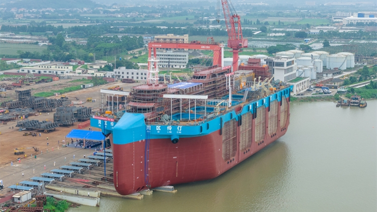 全球首艘！珠海「養殖航母」今下水