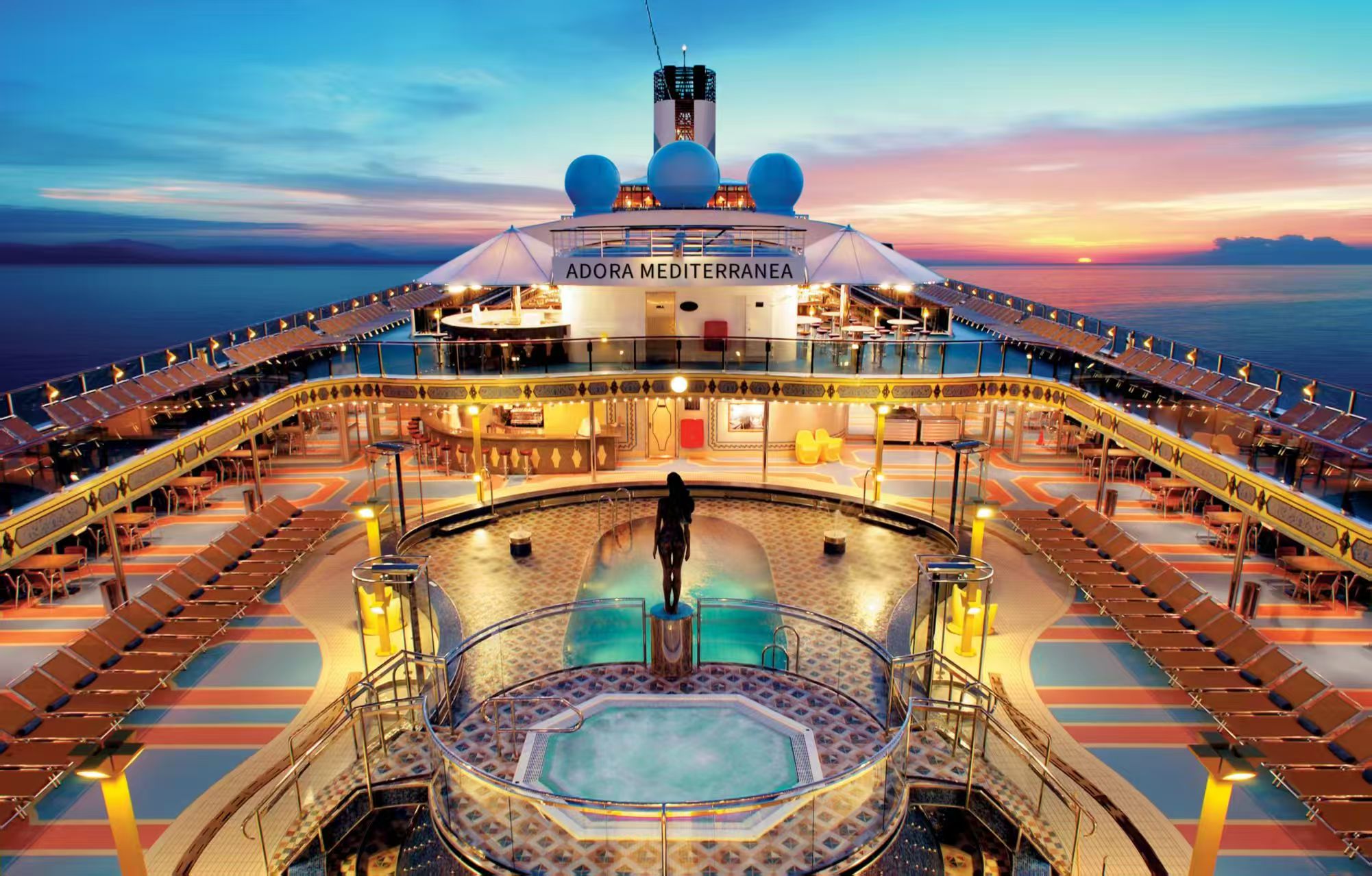 時隔五年，「愛達·地中海號」郵輪大連啟航