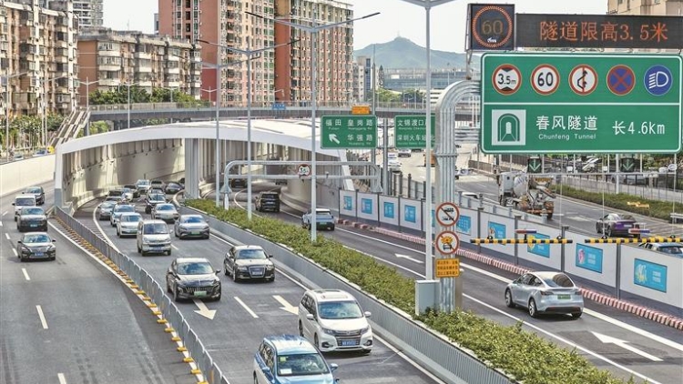春風隧道主線通車
