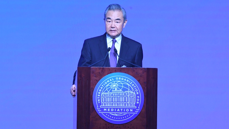 有片｜外長王毅：為各國化解矛盾分歧提供中國智慧