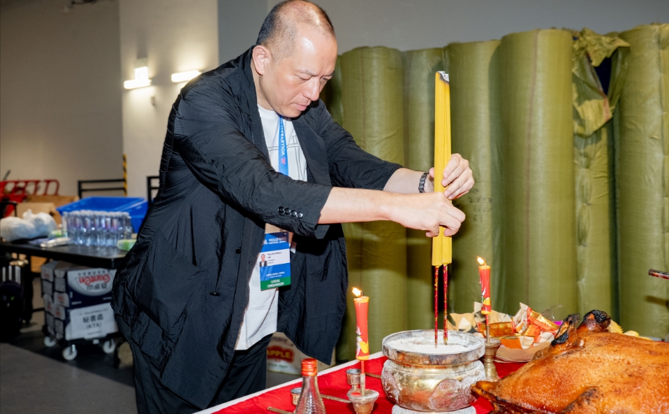 世界女排聯賽香港站 今早進行拜神儀式祈求賽事順利